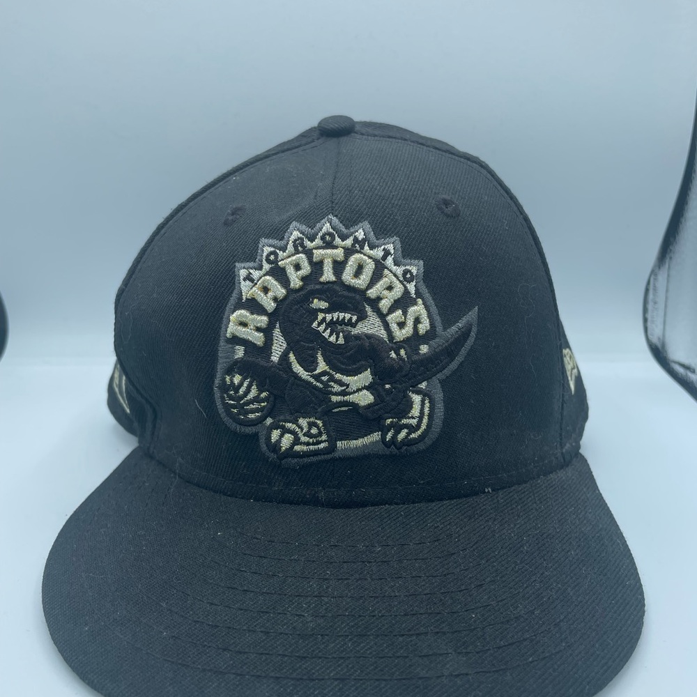 Toronto Raptors Black and Gold New Era Hardwood Classics 59Fifty Cap